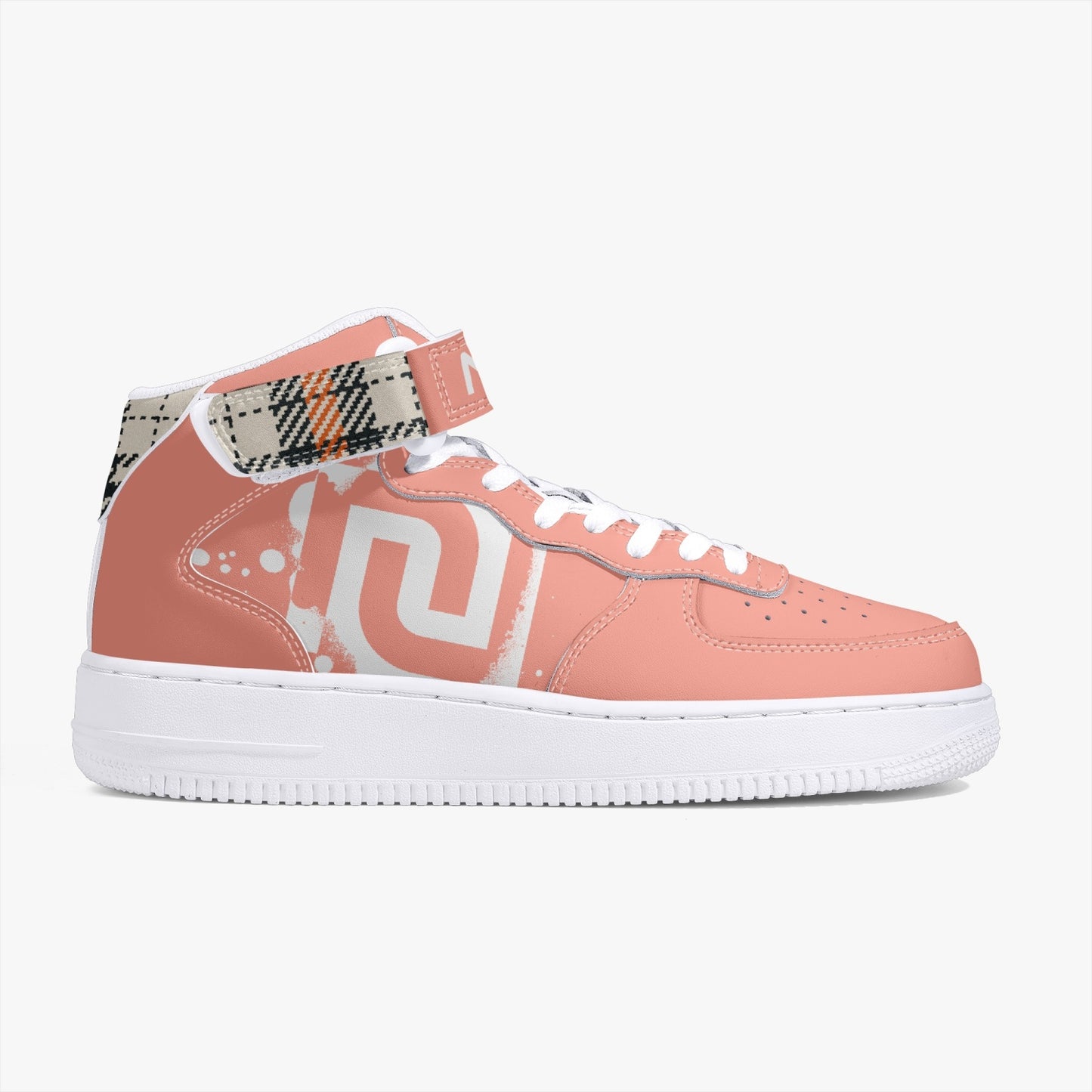 NolaRiva 284. AF1 High-Top Leather Sports Sneakers