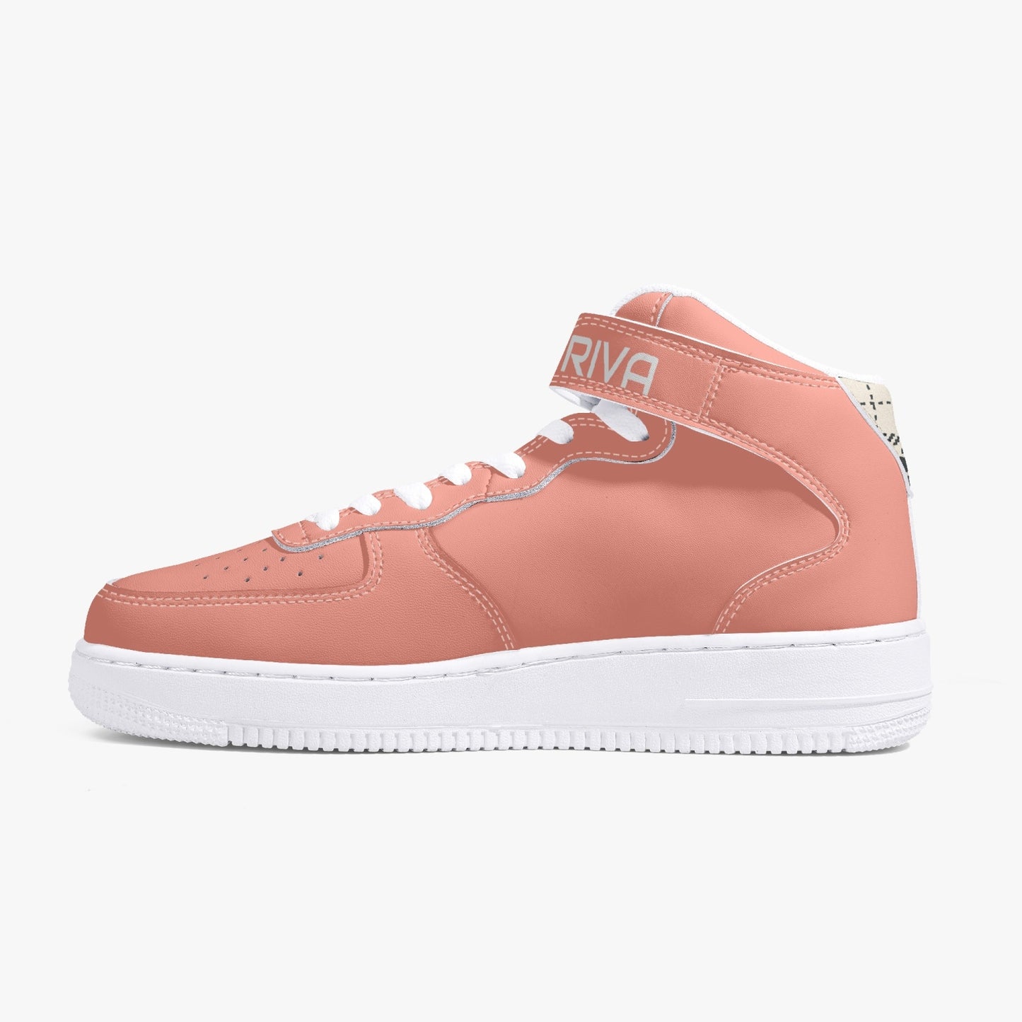 NolaRiva 284. AF1 High-Top Leather Sports Sneakers