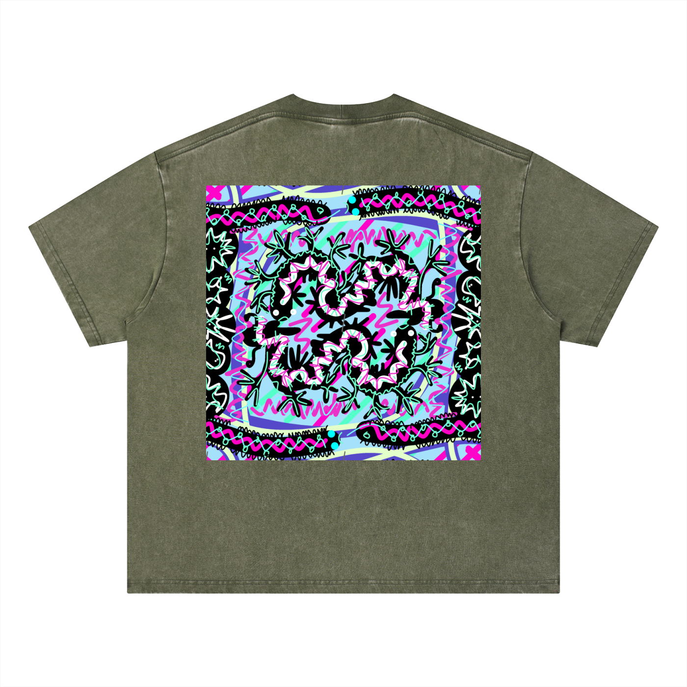 Unisex Vintage Wash Boxy T-Shirt