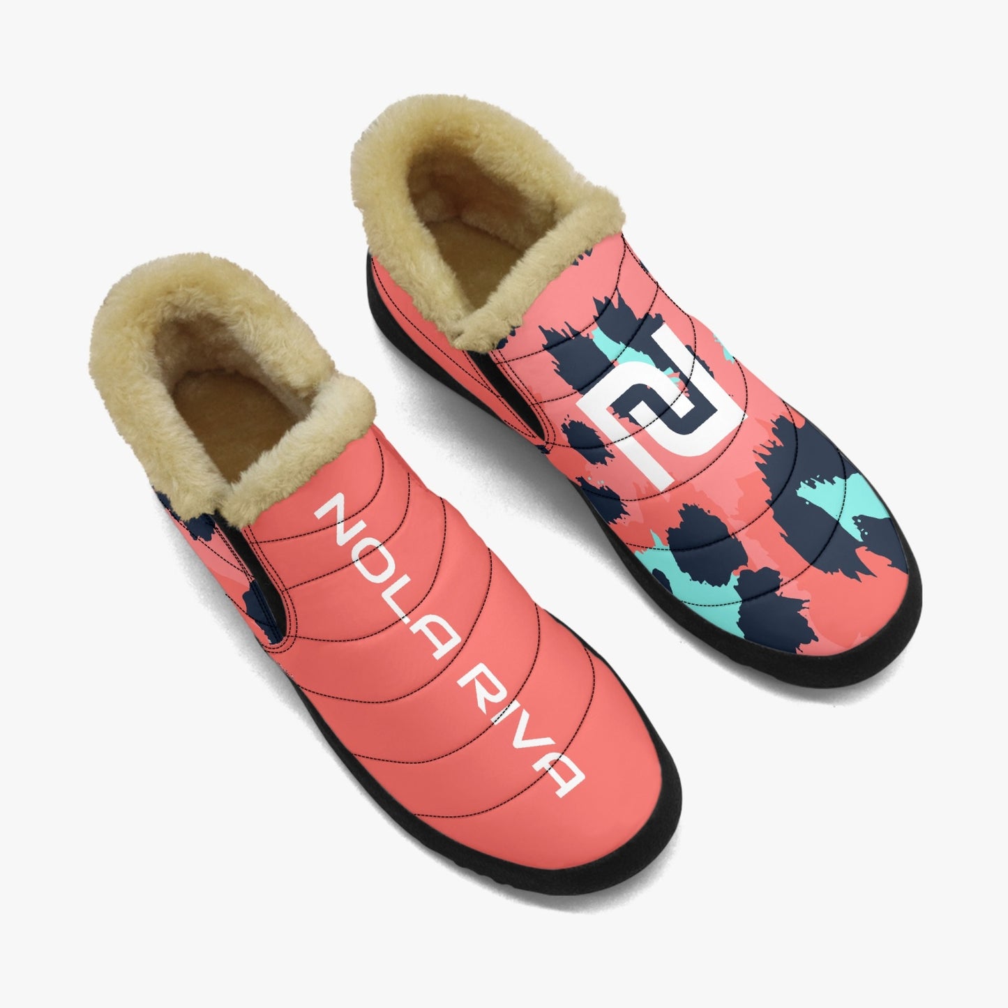 NolaRiva 478. Casual Cotton-pad Fur Shoes