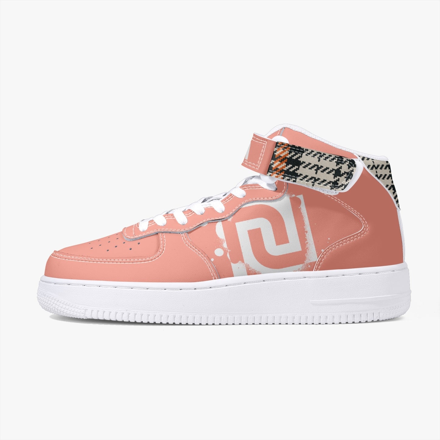 NolaRiva 284. AF1 High-Top Leather Sports Sneakers