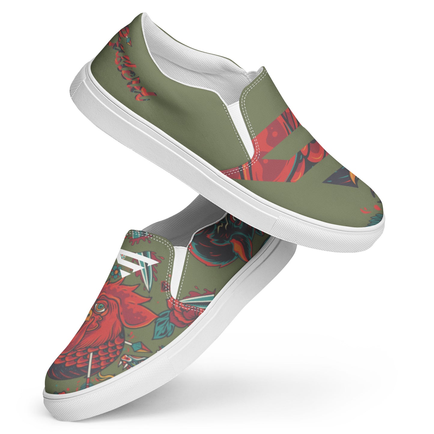 Senna | ROOSTER Slip-on canvasschoenen voor heren