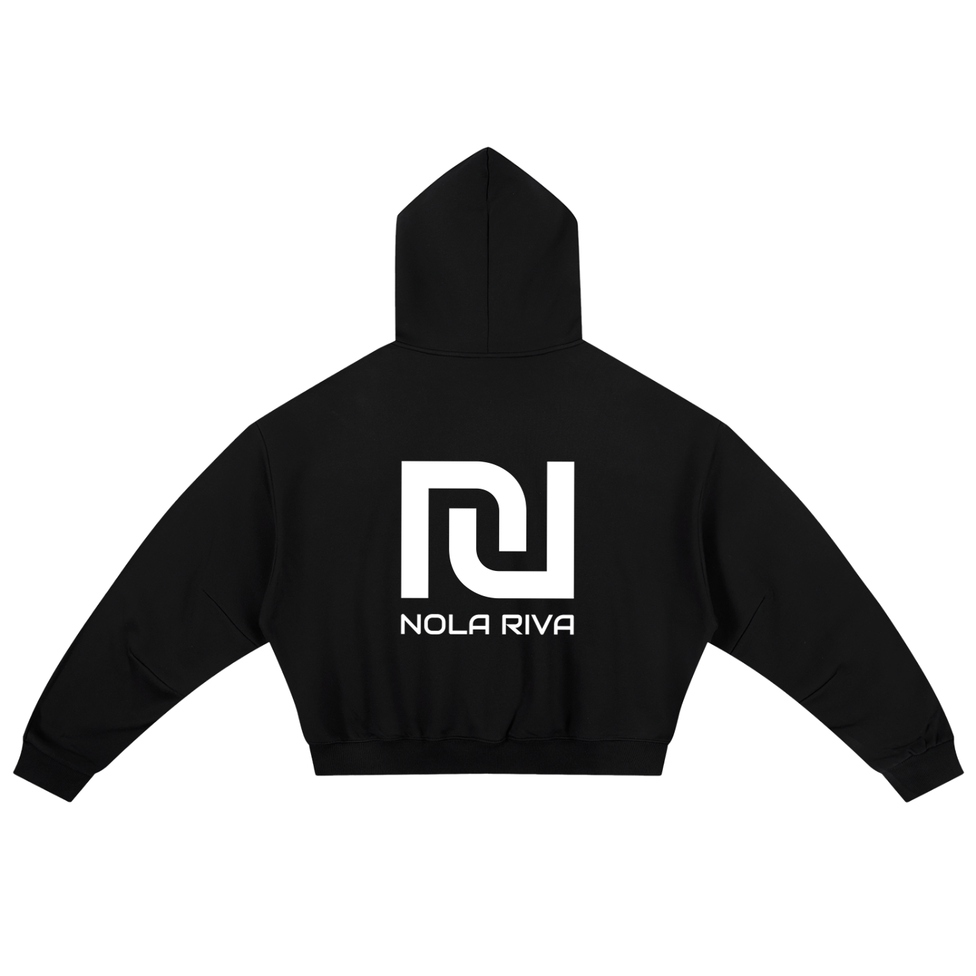 NolaRiva Essential Boxy Darted Sleeve Hoodie