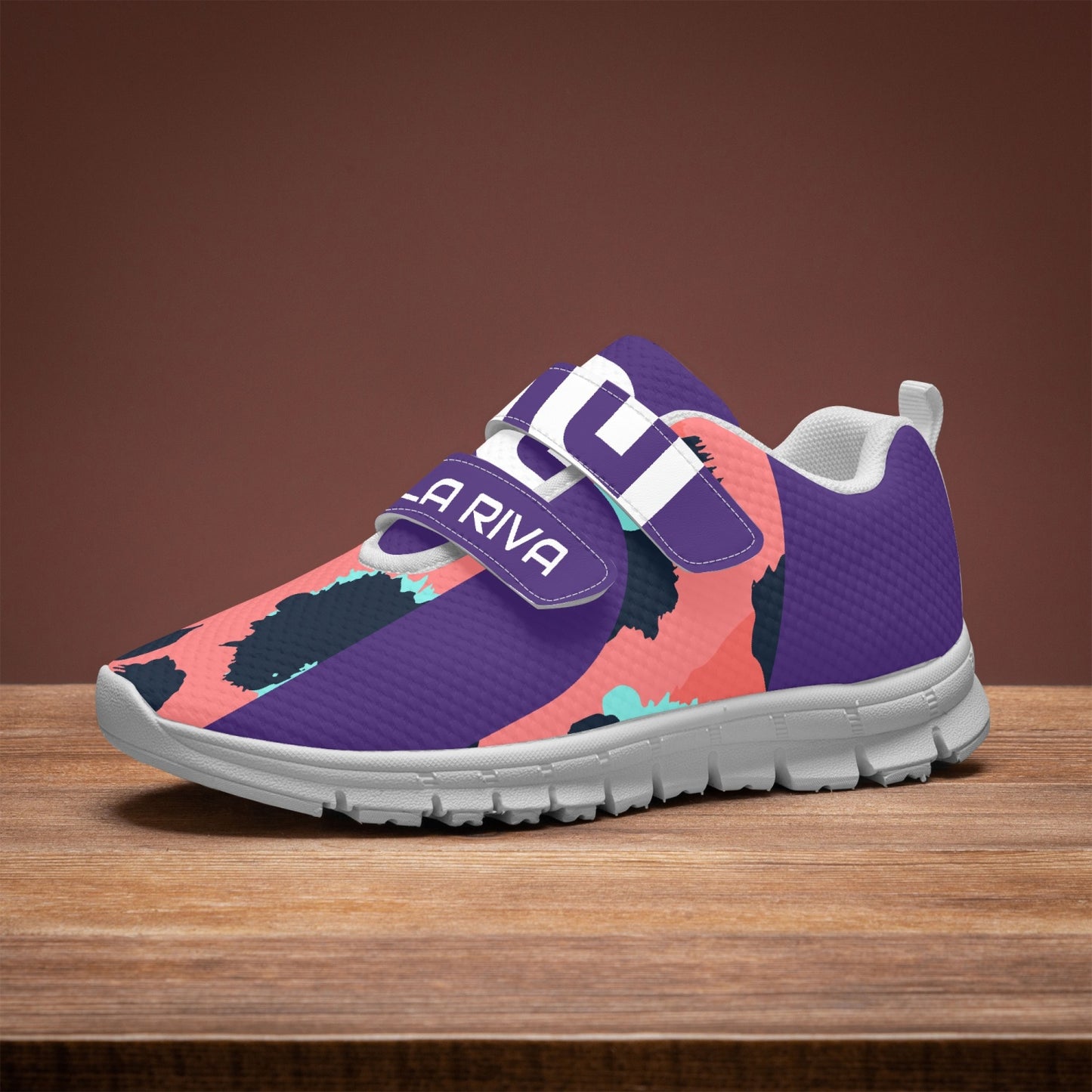 NolaRiva 672. Kids Lightweight Velcro Sneaker