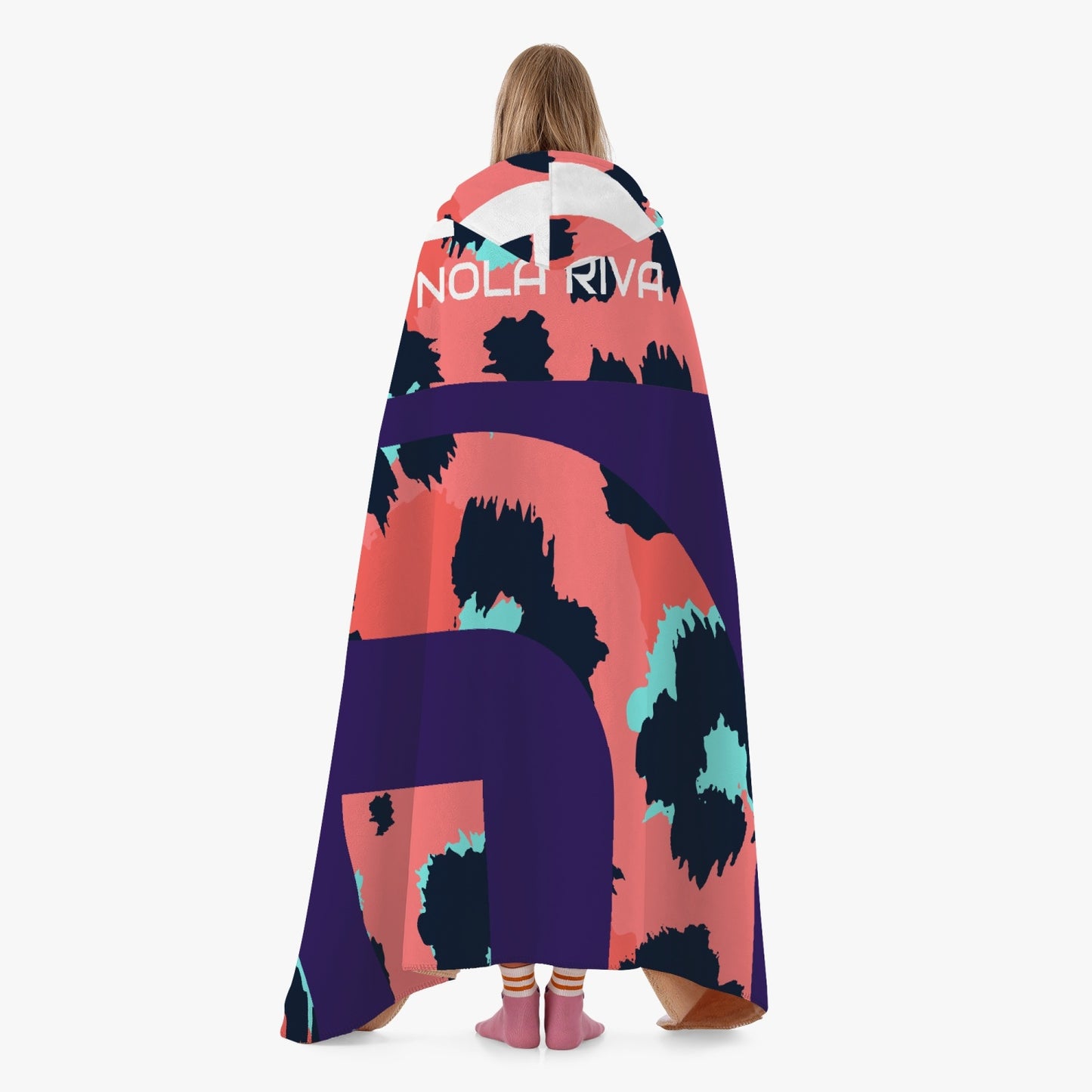 NolaRiva 320. Casual Dual-Sided Stitched Hoodie Blanket