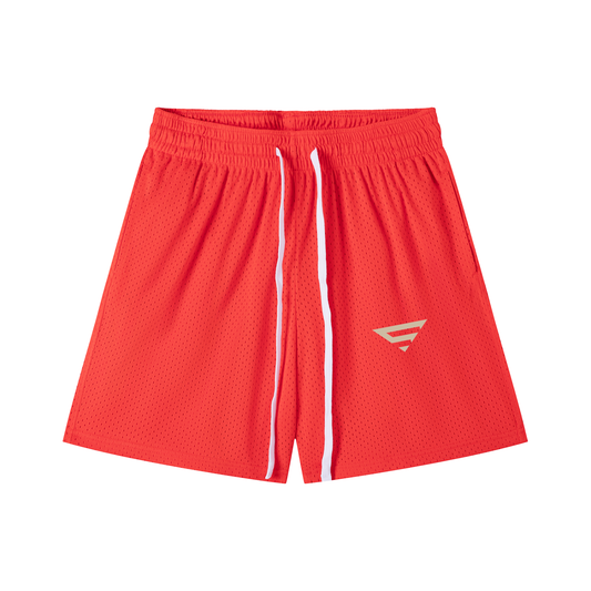 Mesh Drawstring Shorts