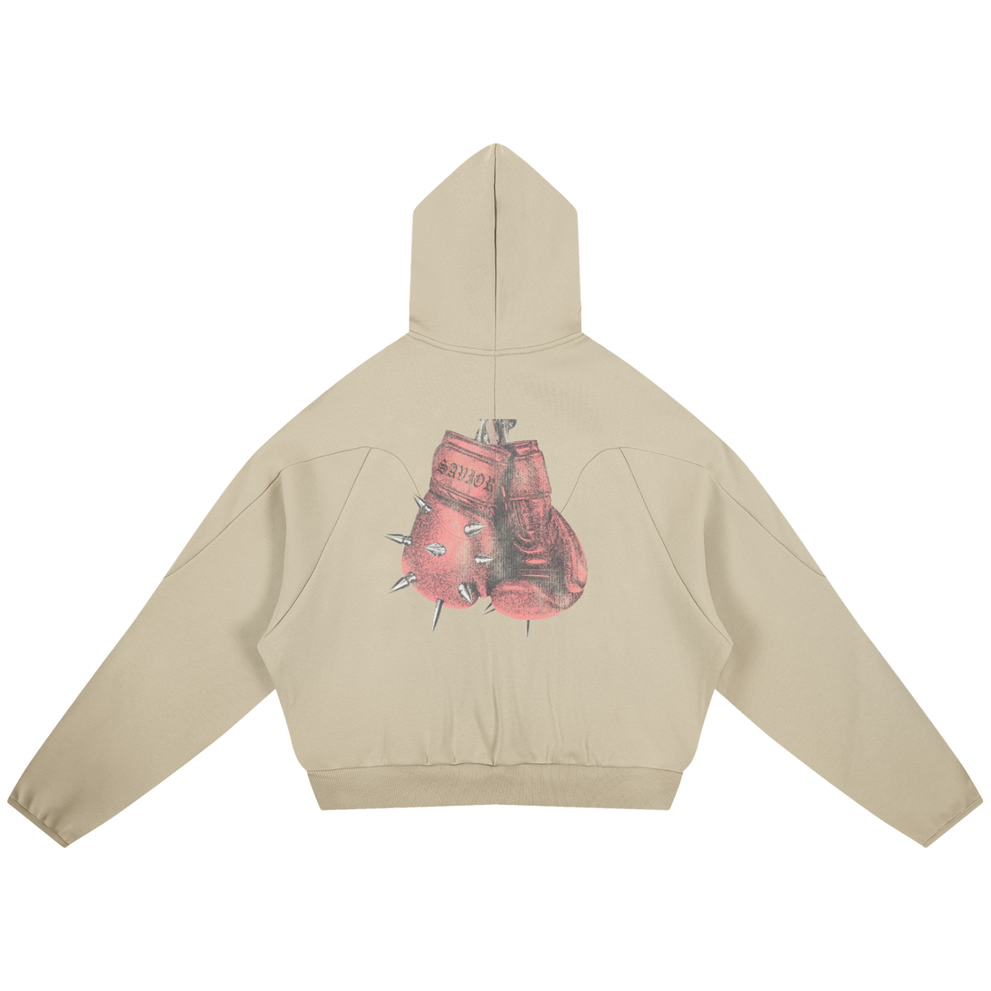 LittleBasterd Curved Panel Raglan Hoodie
