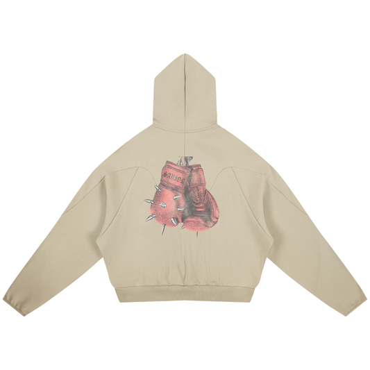 LittleBasterd Curved Panel Raglan Hoodie
