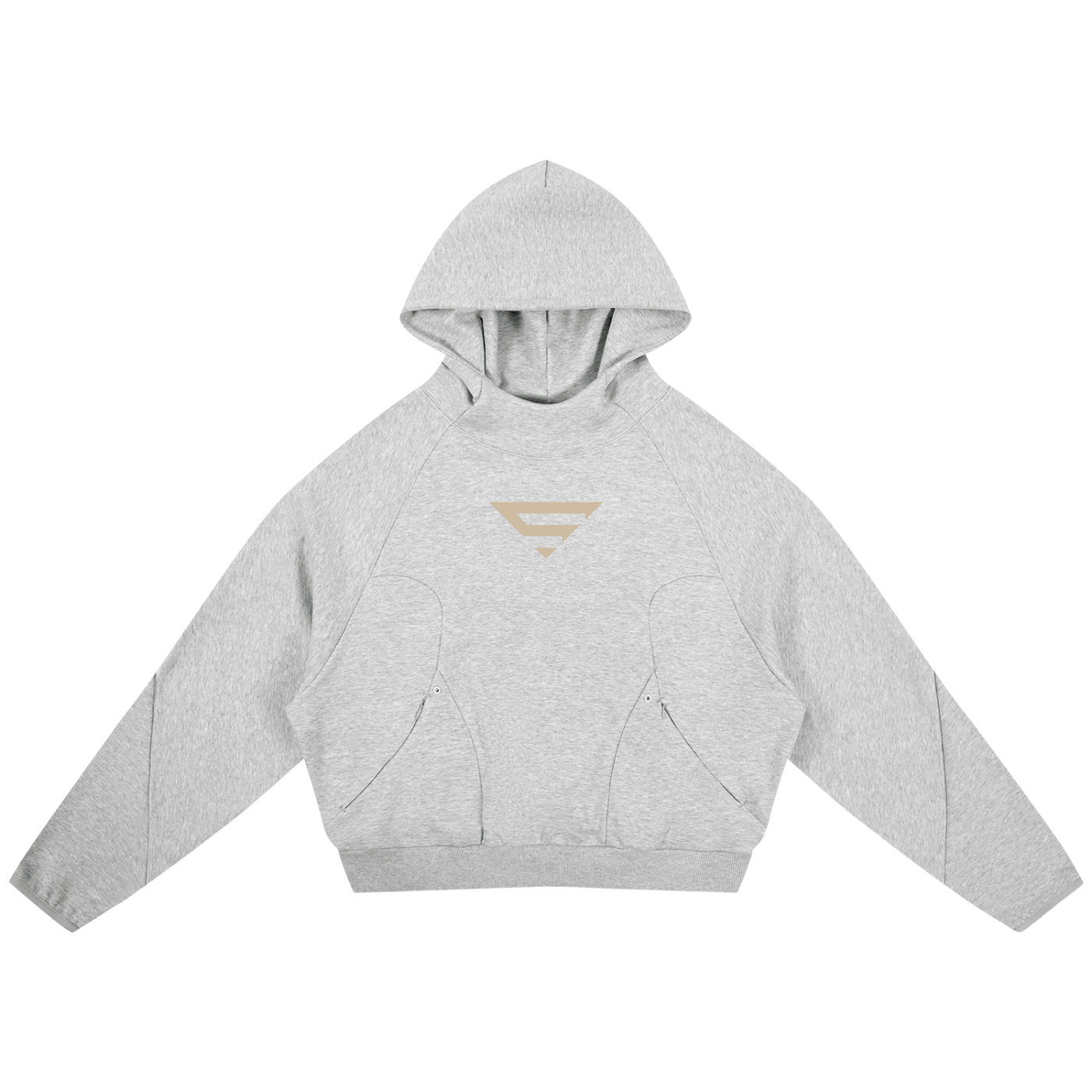 LittleBasterd Curved Panel Raglan Hoodie