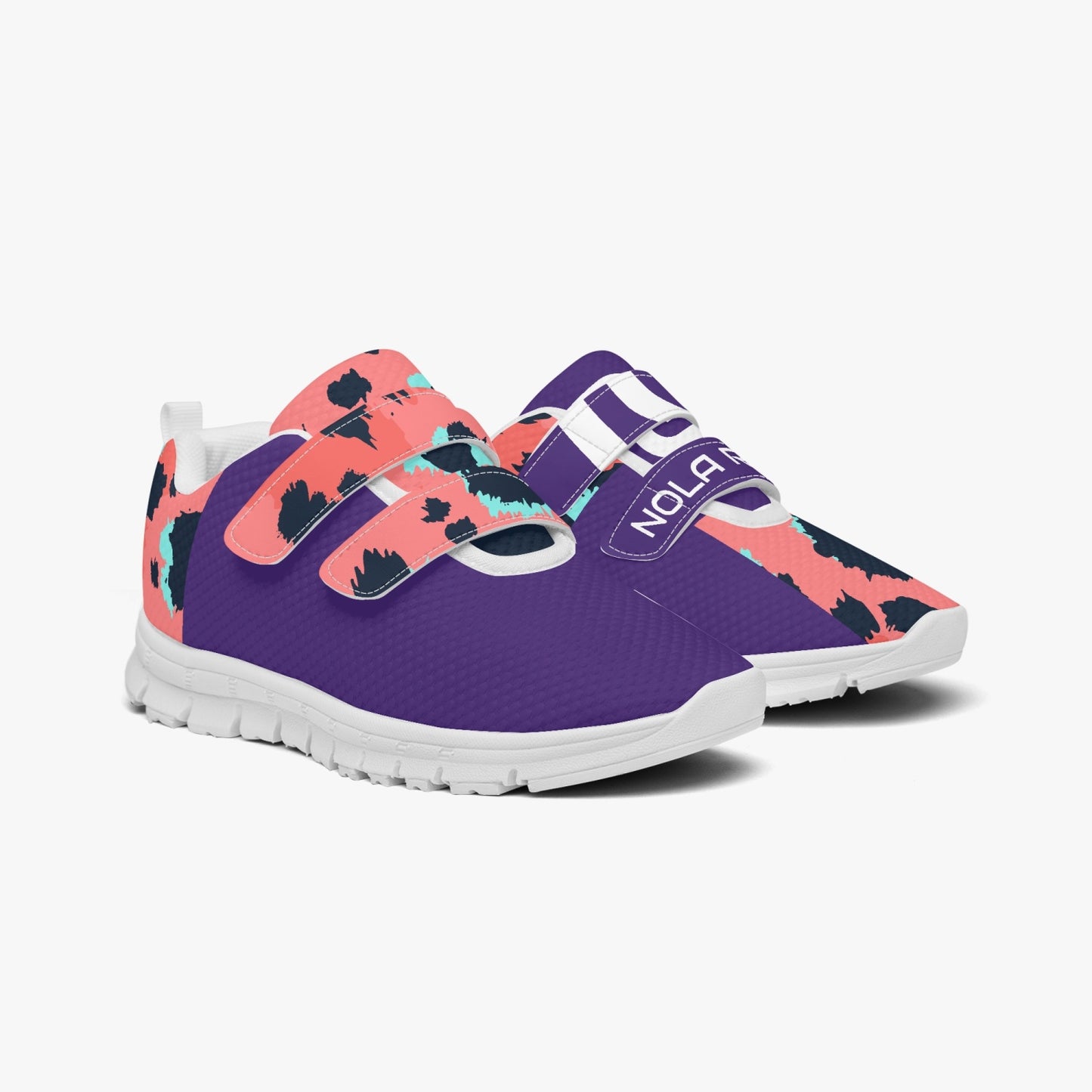NolaRiva 672. Kids Lightweight Velcro Sneaker