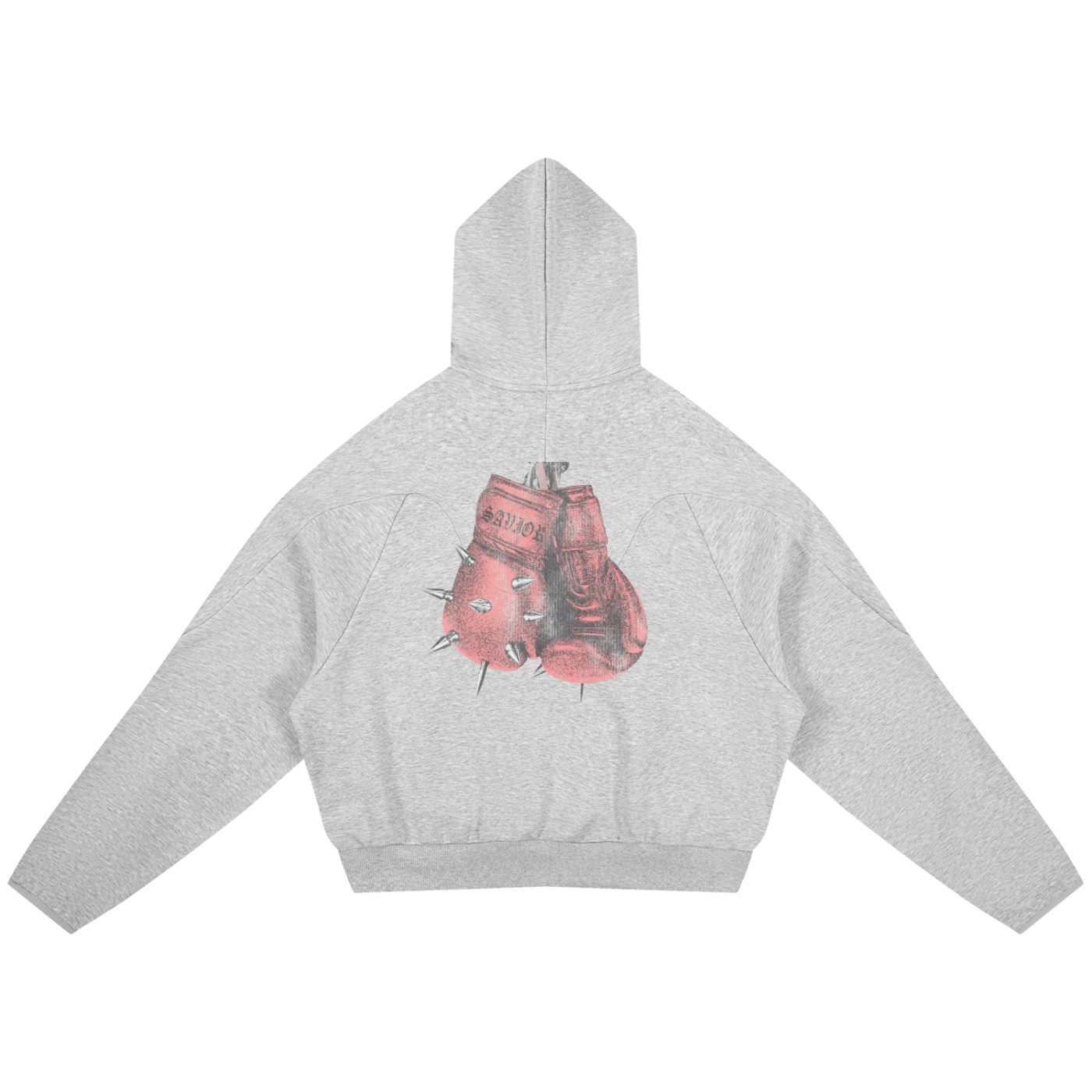 LittleBasterd Curved Panel Raglan Hoodie