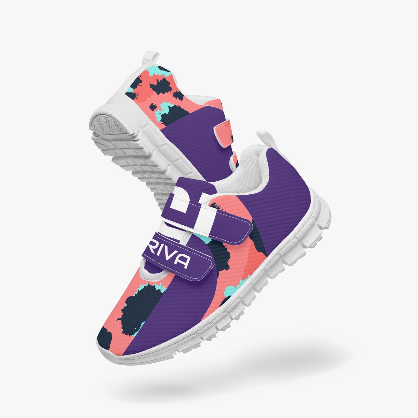 NolaRiva 672. Kids Lightweight Velcro Sneaker