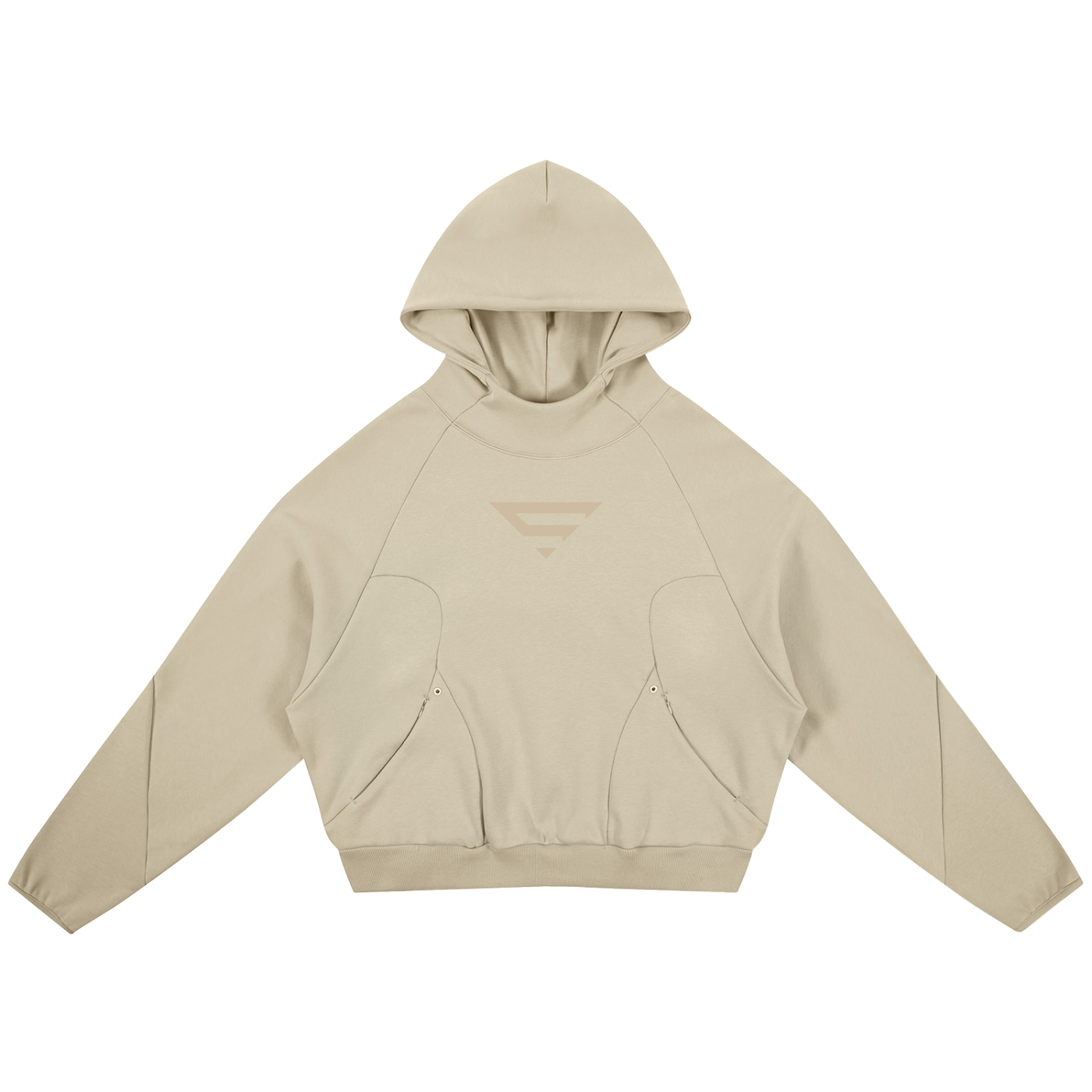 LittleBasterd Curved Panel Raglan Hoodie