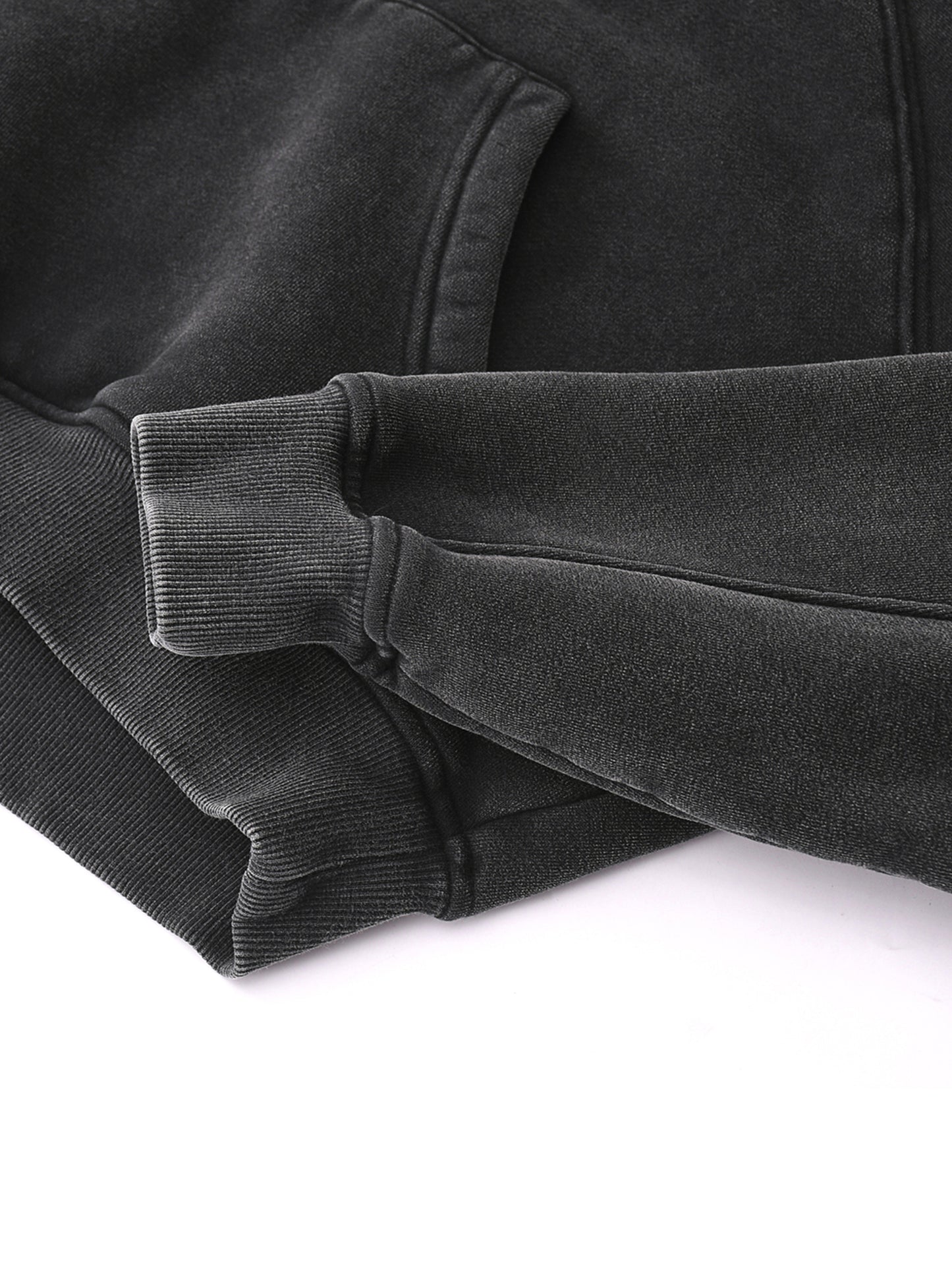 NolaRiva Snow Washed Cropped Hoodie