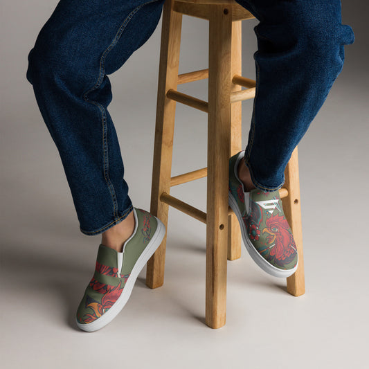 Senna | ROOSTER Slip-on canvasschoenen voor heren